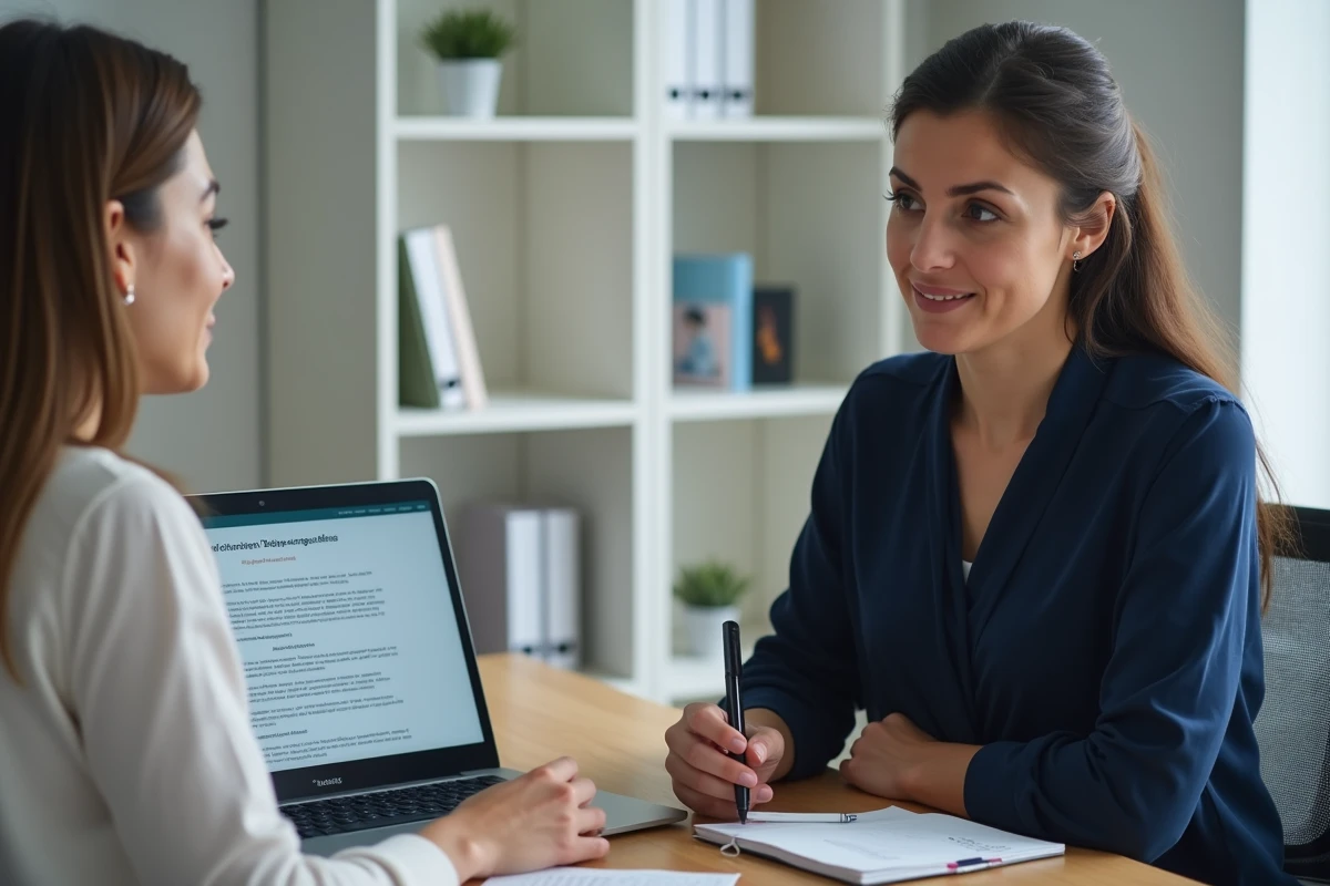 Femme consultant la réglementation française sur les prestations esthétiques autorisées sans CAP en 2024